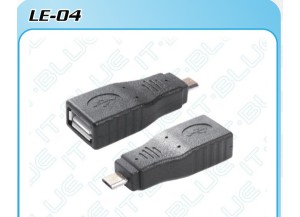 CONECTOR USB FEMEA+V8 LE-04