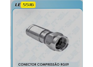 ADAPT CONECTOR COMPRESSÃO RG59