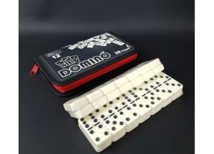 DOMINO 12MM MARFIM ZIPER 28PÇS