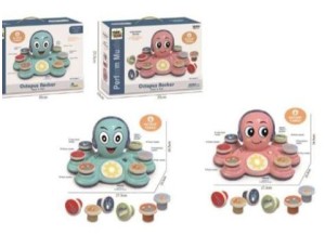 POLVO BATERIA MUSICAL COM LUZ